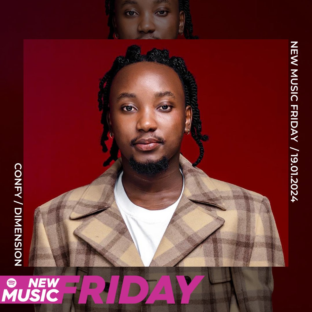 spotifyrwanda's tweet photo. Dive into the sound vibe of this week’s mega hits on Spotify’s New Music Friday. 🎧✨ #NewMusicFriday
@BruceMelodie
@bwizaofficia
@confyrw https://t.co/41KiklypNM