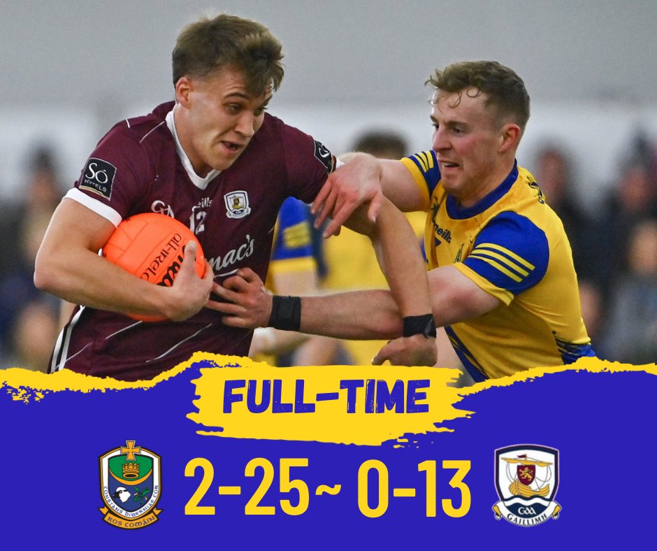 Well done lads!! 👏 #RosGAA