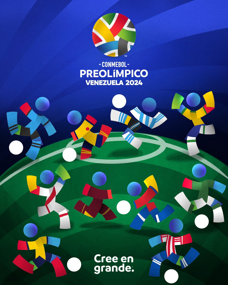 ¡Llegó la hora del @CONMEBOL Preolímpico en Venezuela! Este sábado comienza para Sudamérica el camino a los @juegosolimpicos. ¡Mucha suerte a las 🔟 selecciones!