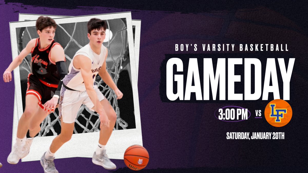 TOMORROW!🏀 Come out and cheer for your Boy's Varsity Basketball as they play against Lake Forest @ 3 PM. Stream it all LIVE here: rmhsmustangmedia.com/streaming/