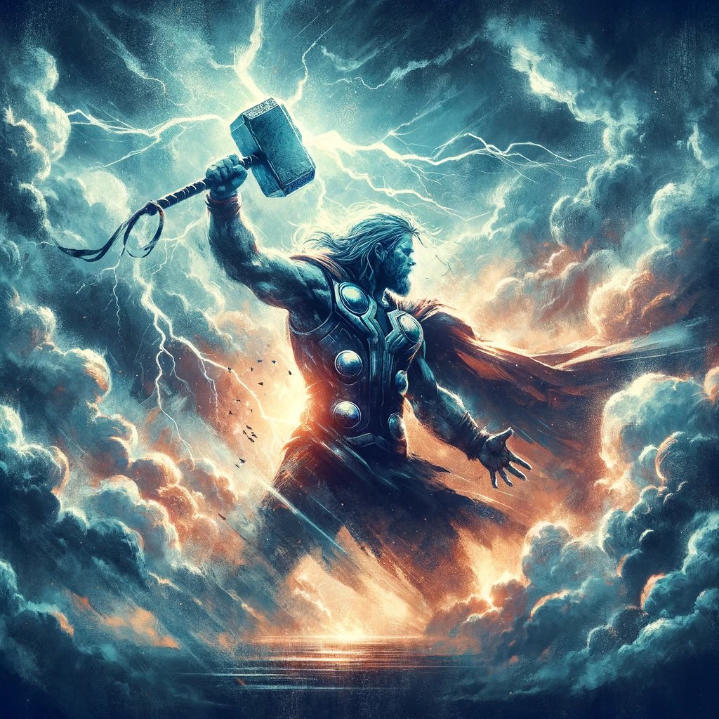 Everyday_ET's tweet image. Today, we spotlight Thor, the god of thunder in Norse mythology. Did you know about Thor's hammer, Mjölnir, and its unique powers? #TaleTuesday #FolkloreFun