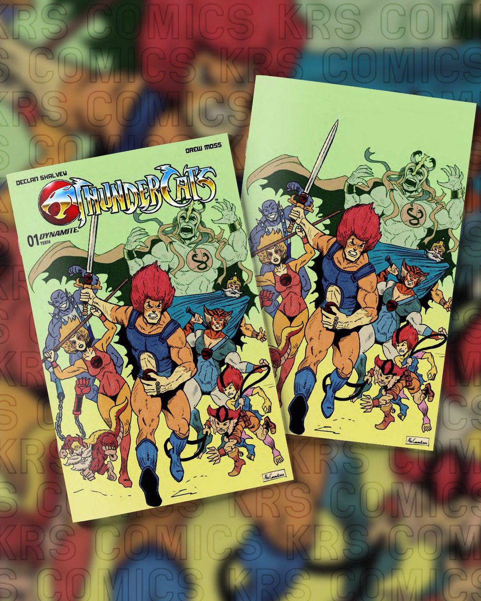 💥 Checkout our next Thundercats #1 exclusive by @alexcormack! Preorder this killer homage Sun Jan 21 starting at 11am pst/2pm est! Ltd to only 600 trade and 333 virgin covers! Trade: $14.99 Set: $39.99 #thundercats #comicbooks