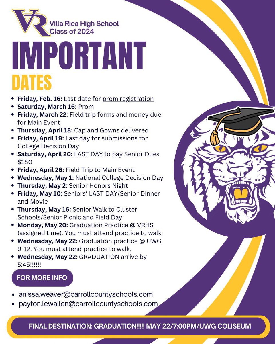 VillaRicaHigh's tweet photo. https://t.co/8cZsFWobHq