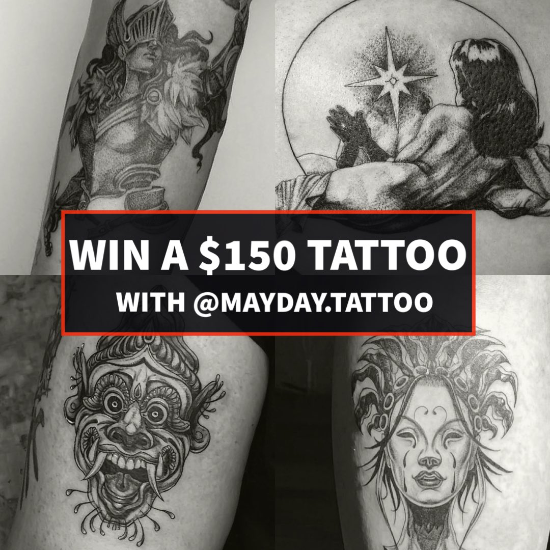 Check out our collab with the talented mayday.tattoo on Instagram!  You could win $150 towards a tattoo with her! 
instagram.com/p/C2SlbVWu5dz/…