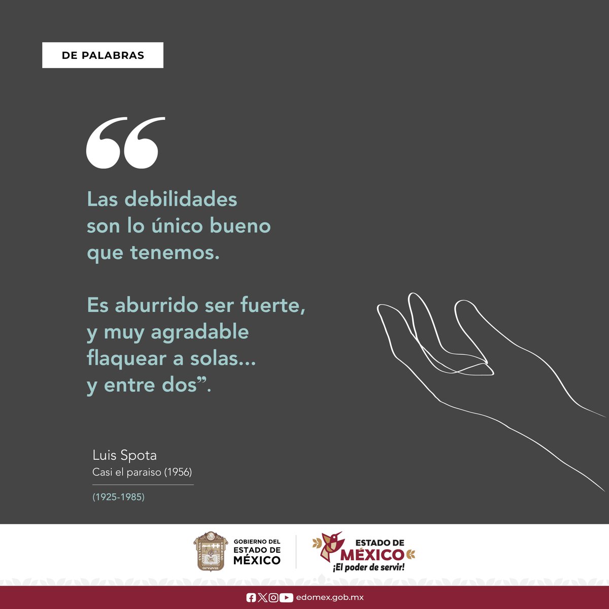 #LuisSpota falleció el 20 de enero de 1985, en la #CDMX, su obra destacó por su crítica social y política, su novela #CasiElParaíso es una obra audaz y atrevida y vertiginosa, que explora la corrupción, la desigualdad y los problemas de la sociedad mexicana. #Literatura #AGEMÉX