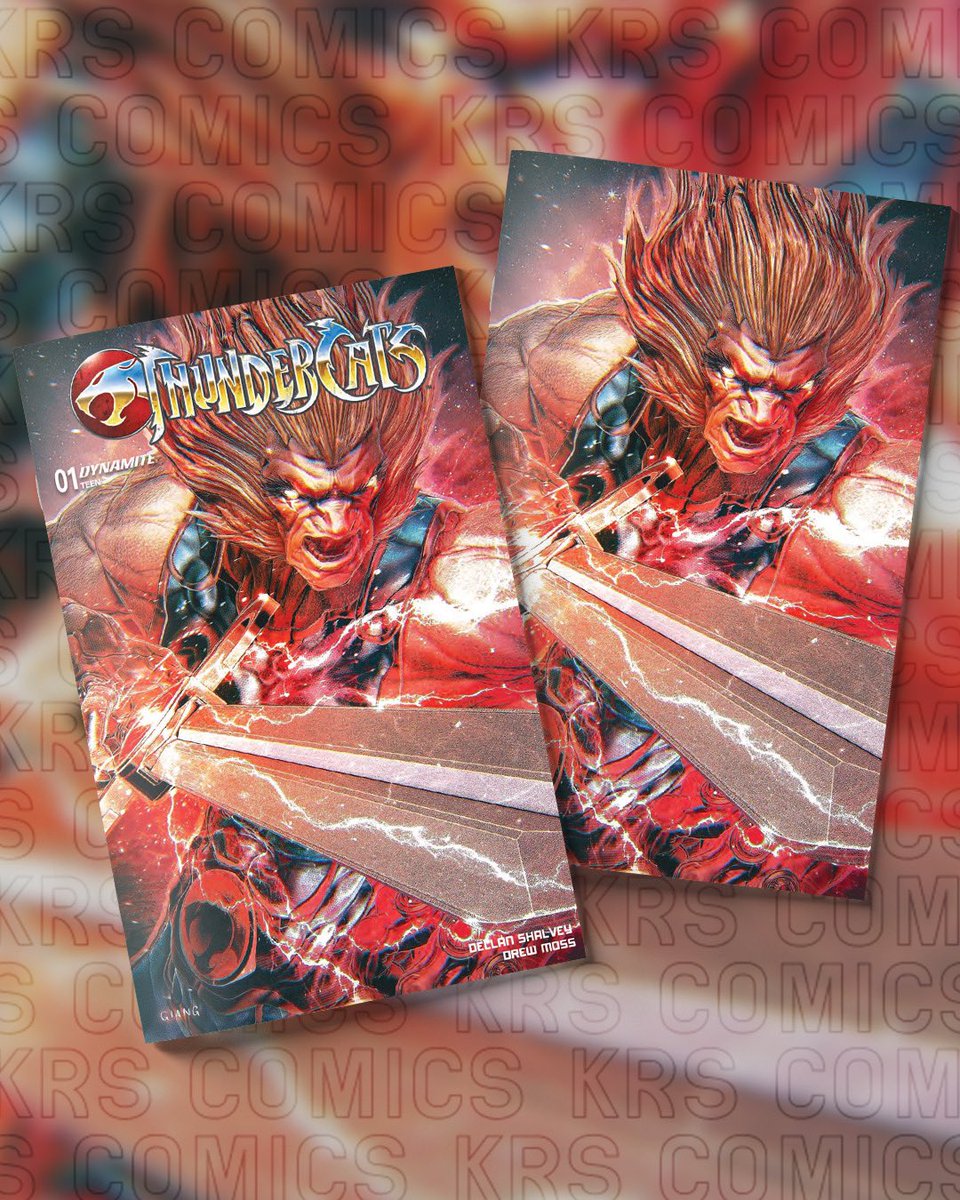 💥 We’ve got another THUNDERCATS exclusive by none other than @johngiangart! Preorder Sun Jan 21 starting at 11am pst/2pm est! Ltd to only 600 trade and 333 virgin covers! Trade: $14.99 Set: $39.99 #thundercats #comicbooks