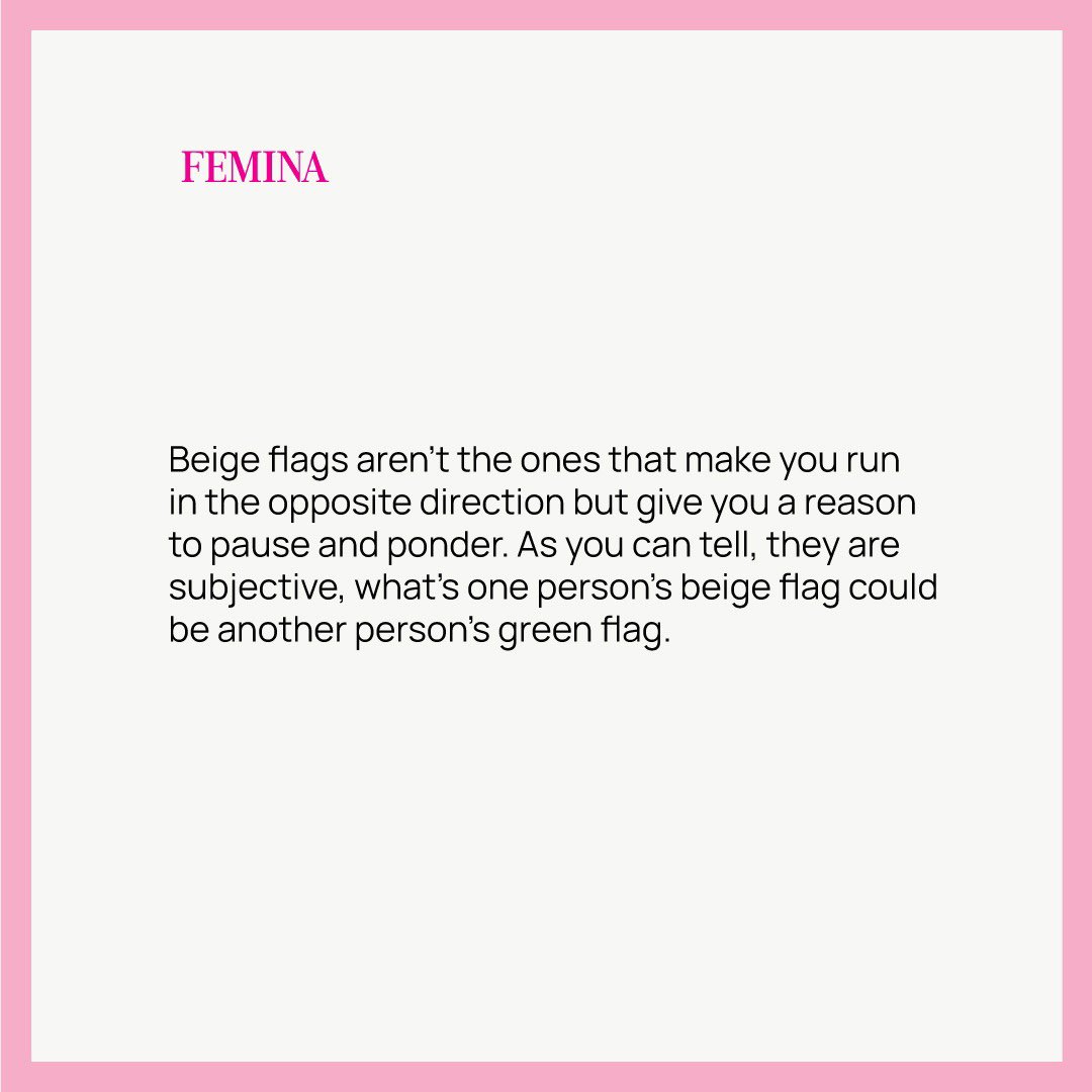 FeminaIndia's tweet photo. Diving into the subtle world of 'beige flags.' Unravel the nuances and discover if they're the real deal in this intriguing exploration. 🕵️♂️🌐
#BeigeFlags #CuriousMind #relationship #femina https://t.co/SkklJZFMhA