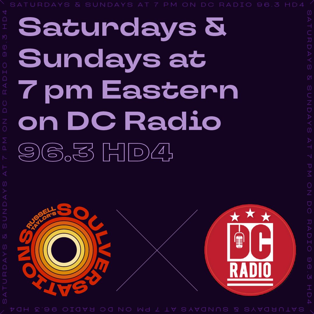 soul_versations's tweet photo. Russell Taylor's Soulversations is hitting the airwaves starting January 20! Tune into @DCRadiohd 96.3HD4 (and online) every Saturday and Sunday at 7 PM ET for real and raw conversation among artists through a unique Black lens. #RTSoulversationsxDCRadio https://t.co/76Tngc91NE