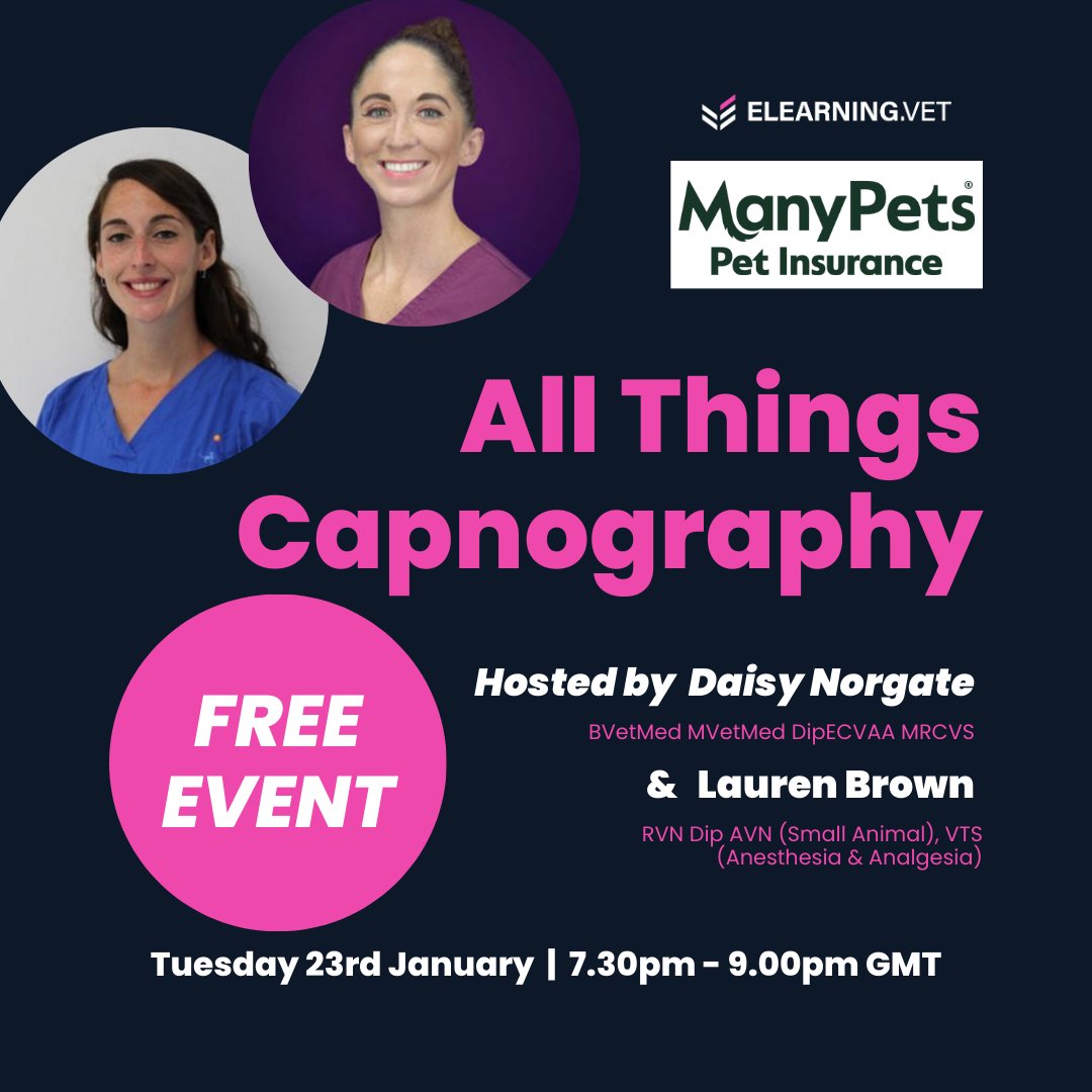 ElearningV's tweet image. All things Capnography – Assessment, Troubleshooting, Treatment. 🩺

This lecture will be divided into 2 sections, followed by an interactive component between both speakers. To read more about what you will learn during the session or to register click: i.mtr.cool/ooctkxdsgv