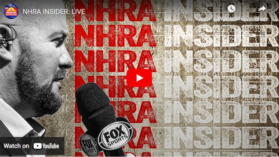 Starting at 11 a.m. Pacific, Brian @theLohnes, the NHRA on FOX announcer and host of the popular NHRA Insider podcast, will host a live Question-and-Answer chat with NHRA fans. You can watch it on NHRA.com or YouTube, or go to NHRA's Facebook page to ask questions.