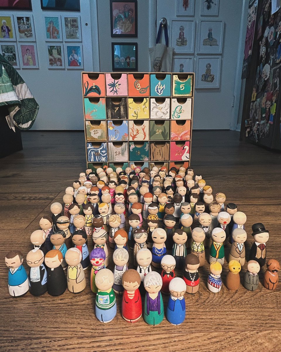 Ultimate Golden girls advent calendar created by the one and only Todd Herzog! <a href="/toddspopshop/">Toddspopshop</a> Todd does custom Funkos, advent calendars and SO much more!