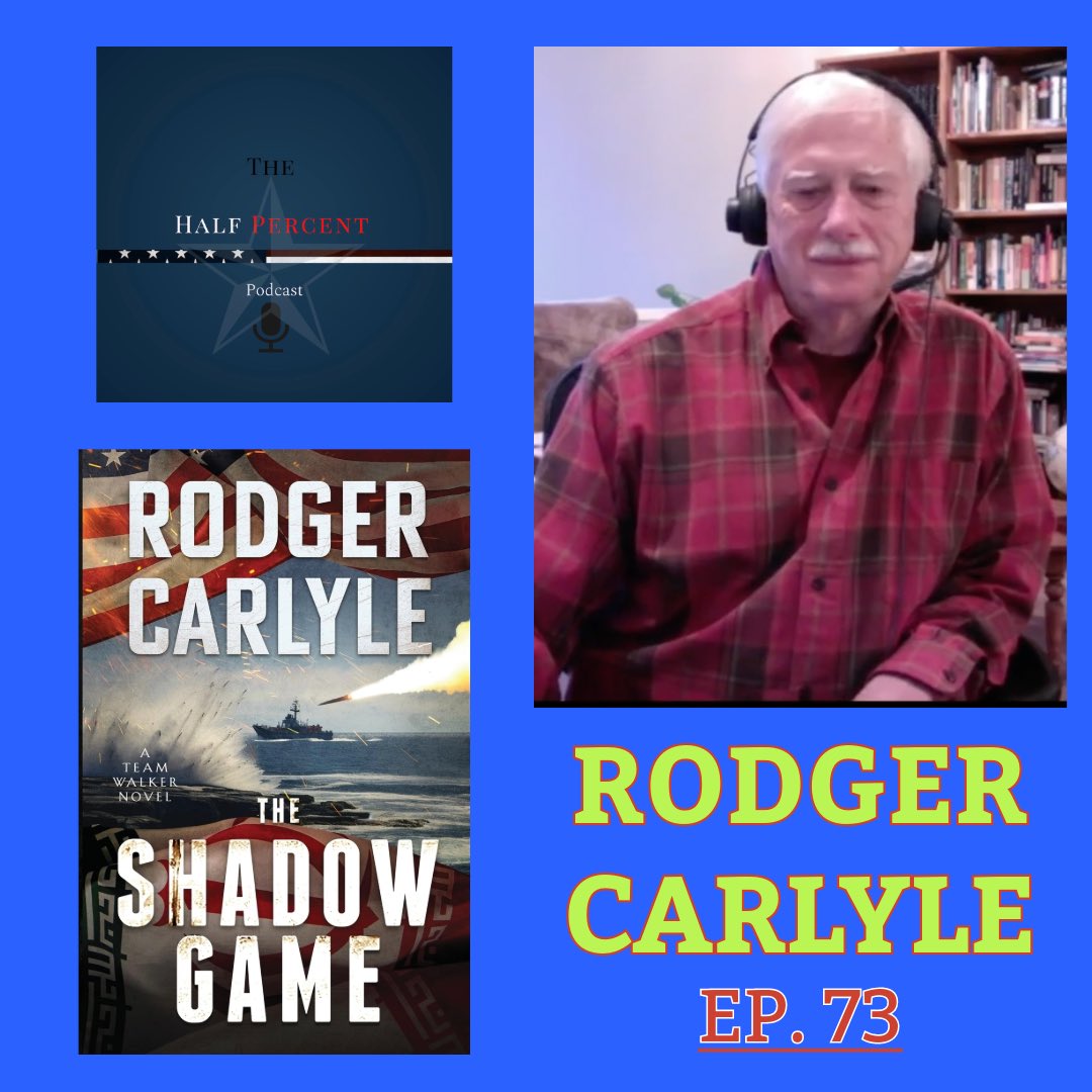 PercentHalf's tweet image. NEW SHOW IS 🆙 Huge thanks to @rodgercbooks for the fascinating conversation! His latest 📕, The Shadow Game is available everywhere. Our full conversation is up on THPP YouTube channel, @Ricochet podcast network and all podcast platforms. Show link in bio. #theshadowgamebook