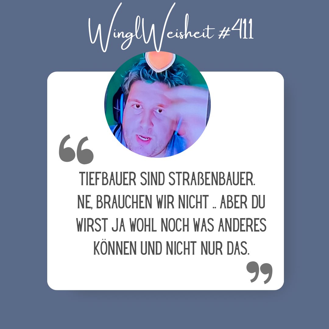 WinglsWeisheit's tweet photo. Und was kannst du so, du geistiges Nackerbatzerl? #drachenlord #winglweisheit #drachengame https://t.co/UMR7OC182R