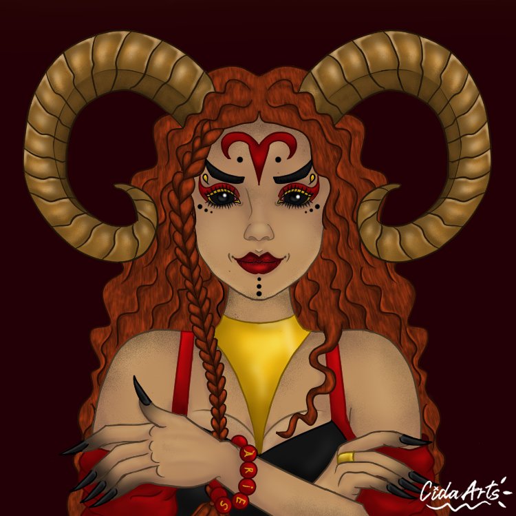 ⛎️ Projeto de Arte de  Signos.
 Áries ♈️ 

Me siga pfv.
🔄 + ❤️ = Artista Feliz.
#ArtistOnTwitter #CLIPSTUDIO #projectsignos