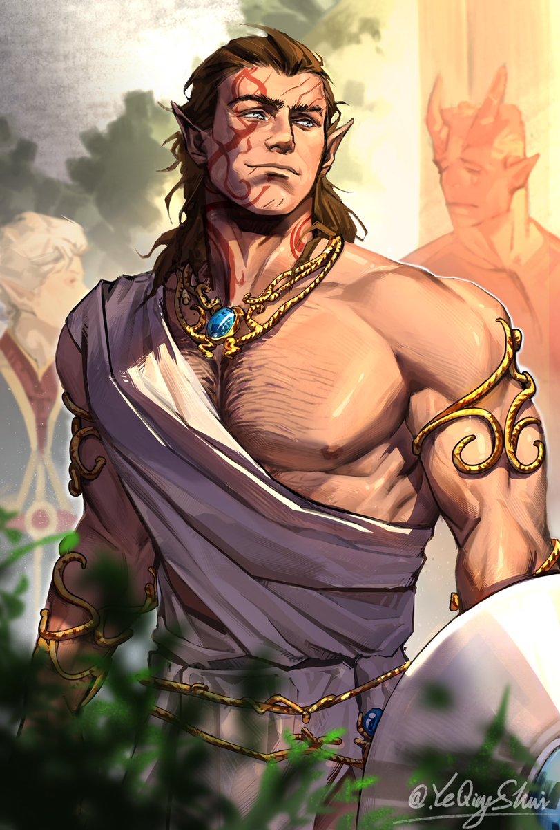 #Halsin #BG3 非常伟大的一件衣服，我完事了