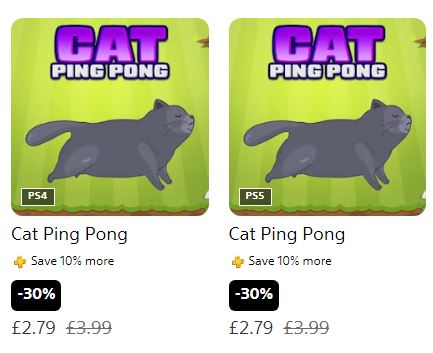 Dont miss out on the great Cat Break deals on PS5 and PS4! 40% off. #catbreak #catfun #catpingpong #catbreakheadtohead #playstationplus #PS5 #Playstationtrophy #PS4 #PS4share #smobileinc #trophyhunters