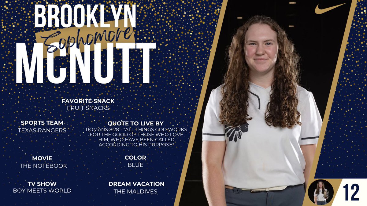 Keller_Softball's tweet photo. 🥎 Day 15 of #MeetTheProgram! Let's give a warm welcome to our Sophomore 1st Baseman, Brooklyn! 🌟 Fun fact: She loves to bake. Her strong presence at first base adds a solid foundation to our program!  #FirstBasePower #SoftballSophomore https://t.co/16wYsEhgmz