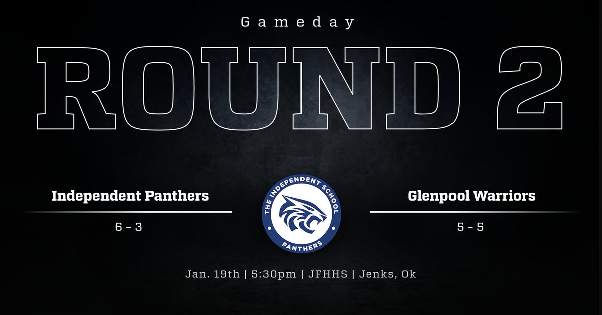 🏀 Round 2 🏀

📆 January 19th, 2024
⌚️ 5:30pm
🏟️ Jenks FHFH - Jenks, Oklahoma
🆚 Glenpool Warriors
🎥 youtube.com/@JenksTrojanTV…