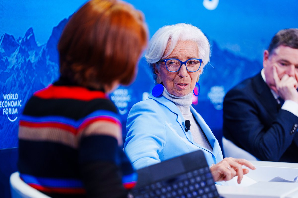 Lagarde's tweet photo. Some behind the scenes photos from Davos at #WEF24.

As always, the Forum was inspiring and filled with insightful discussions. https://t.co/RSro9SCgea