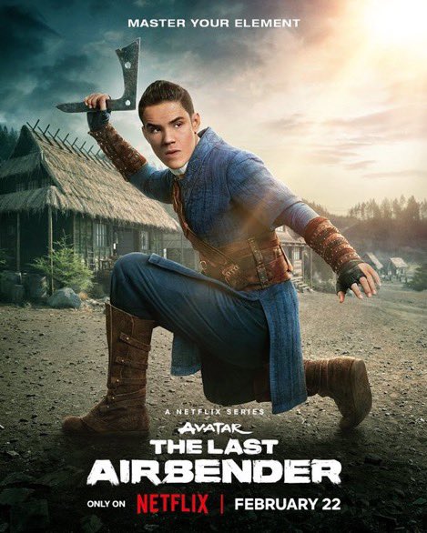BaSingSeUpdate's tweet photo. New posters for three benders and a guy in the live-action ‘AVATAR THE LAST AIRBENDER’ series.

Releasing February 22 on Netflix. https://t.co/pp8uISyNBh
