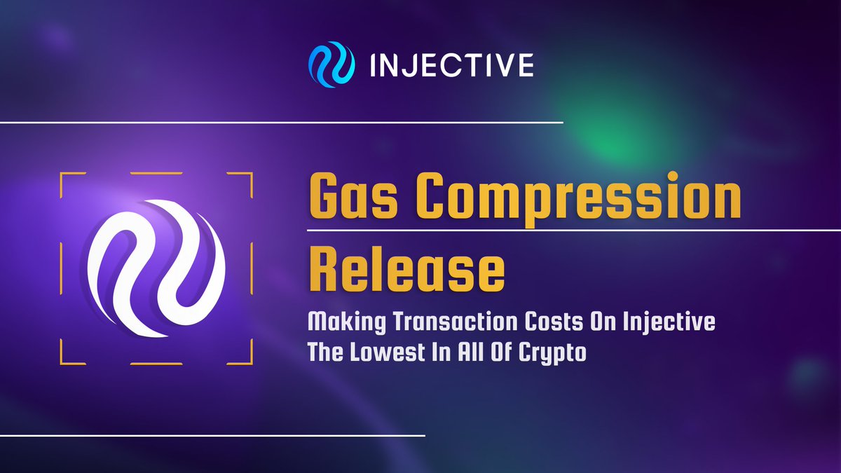 DevideLFG's tweet photo. . @Injective_ achieves a groundbreaking milestone! Introducing gas compression, we've redefined the cost landscape in crypto.
Whether staking, trading, lending, or more, transactions on Injective are now virtually cost-free.
#injective $inj #Blockchain #freefee https://t.co/YUp2LTt5ZV