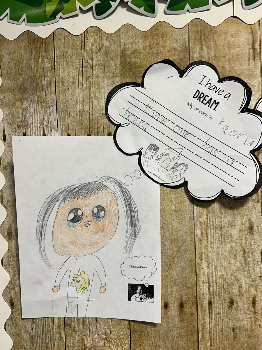 Last Friday we learned about MLK and his impact on the world. Students wrote about the dreams they have. <a href="/NCSD/">Novi Community School District</a> <a href="/NoviWoods/">Novi Woods Elem.</a> #dream #MLKDay2024
