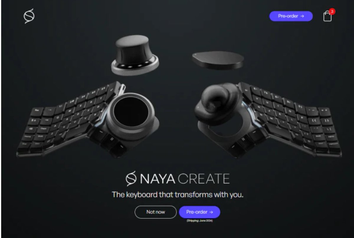 キーボード Naya Create Touch Track Naya Create Touch Track