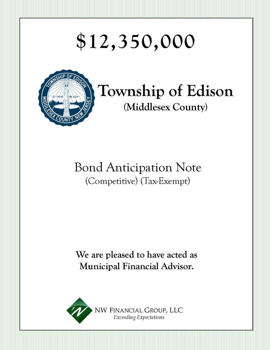 Starting Strong: First Deal of 2024 Successfully Closed!

conta.cc/3tWoPFd

#nwfinancial #municipaladvisor #edisonnj #newjersey #governmentfinance