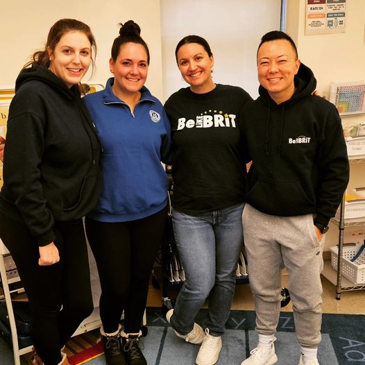 BeLikeBrit's tweet photo. Let's hear it for the teachers at the @EliotK8School for going #BlueForBrit today! Just FABULOUS! https://t.co/mUjuQ9eEe6