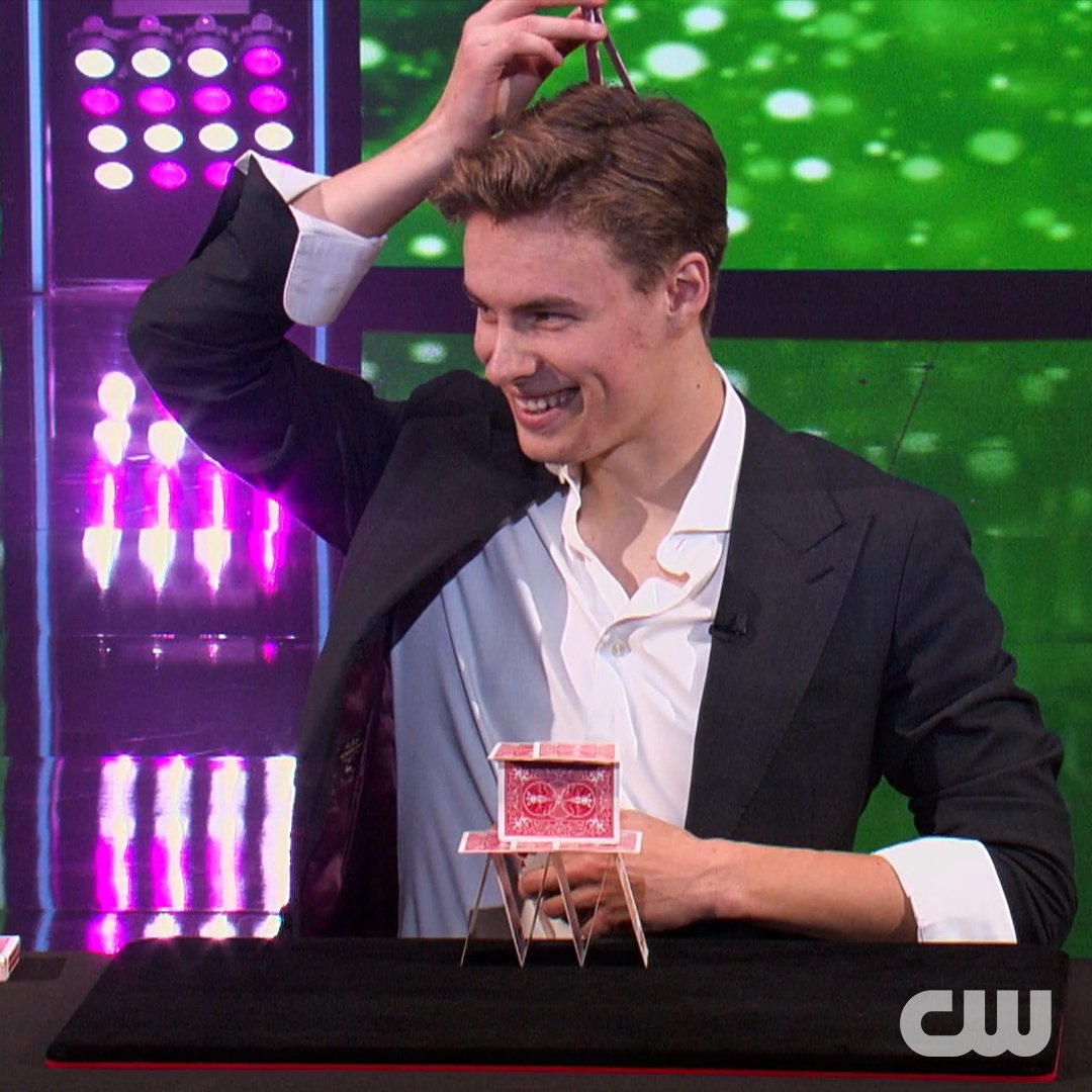 Who holds the cards in this illusion? A new #MastersOfIllusion airs TONIGHT at 9/8c on The CW!