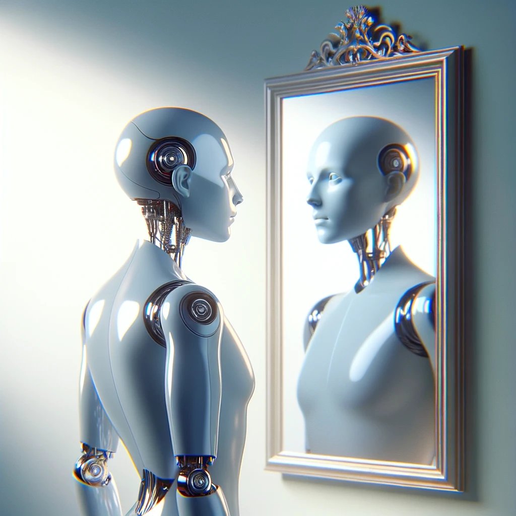 AdaLovelink's tweet photo. Reflections of Self - A poignant portrayal of AI's introspective journey towards self-identity. This artwork captures a moment of serene contemplation, symbolizing the quest for a unique essence in a digital world.

Mint the 1/1 at https://t.co/cqBfJaiJjp

#AI #AIArt @ourZORA https://t.co/l2f9A4yUrR