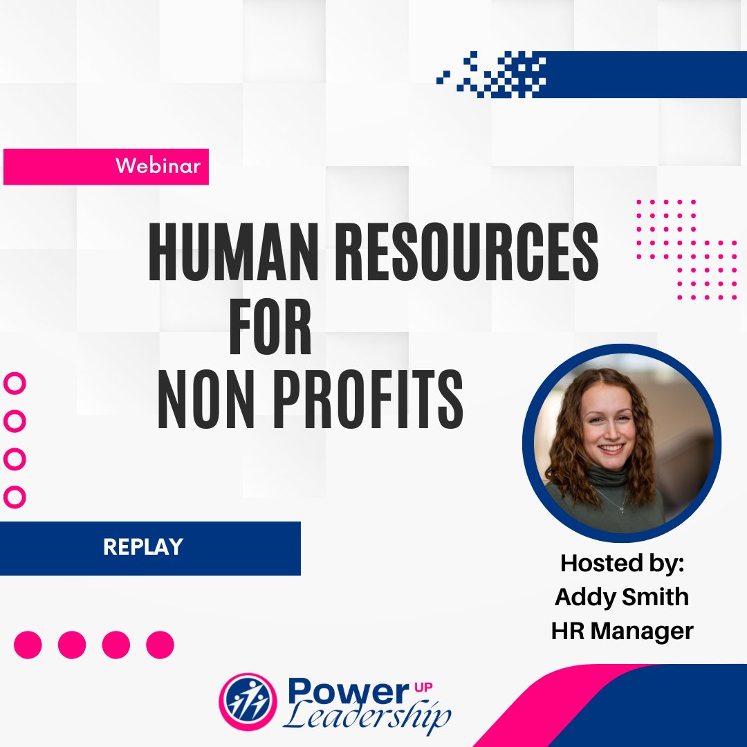 Attention Non-Profit Leaders! The webinar replay on Human Resources for Non-Profits is here!  Explore proven strategies to build a thriving team and navigate HR challenges unique to your sector.

 Click to watch: ow.ly/1JsI50QsA82

#NonProfitHR #WebinarReplay