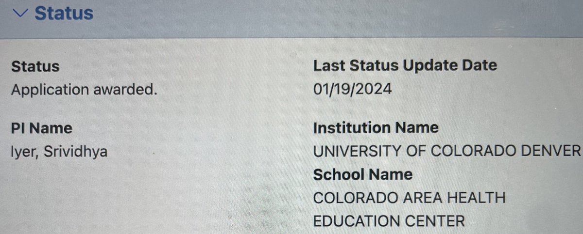 Excited to receive the Notice of Grant Award <a href="/NIH/">NIH</a> <a href="/NIH_NIAMS/">NIAMS</a> to explore "Targeting  the UPR to improve fracture repair in obesity". Couldn't have done it without <a href="/CUOrtho/">CU Orthopedics</a>Research @CUOrtho  @kshankar110ab and @PayneOrthoL. We are hiring!
cu.taleo.net/careersection/…