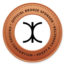 Unicode thanks ΤΗΙ ΚΑΛΛΙΣΤΗΙ, our newest Bronze Sponsor! #UnicodeAAC aac.unicode.org/sponsors#b2BF0