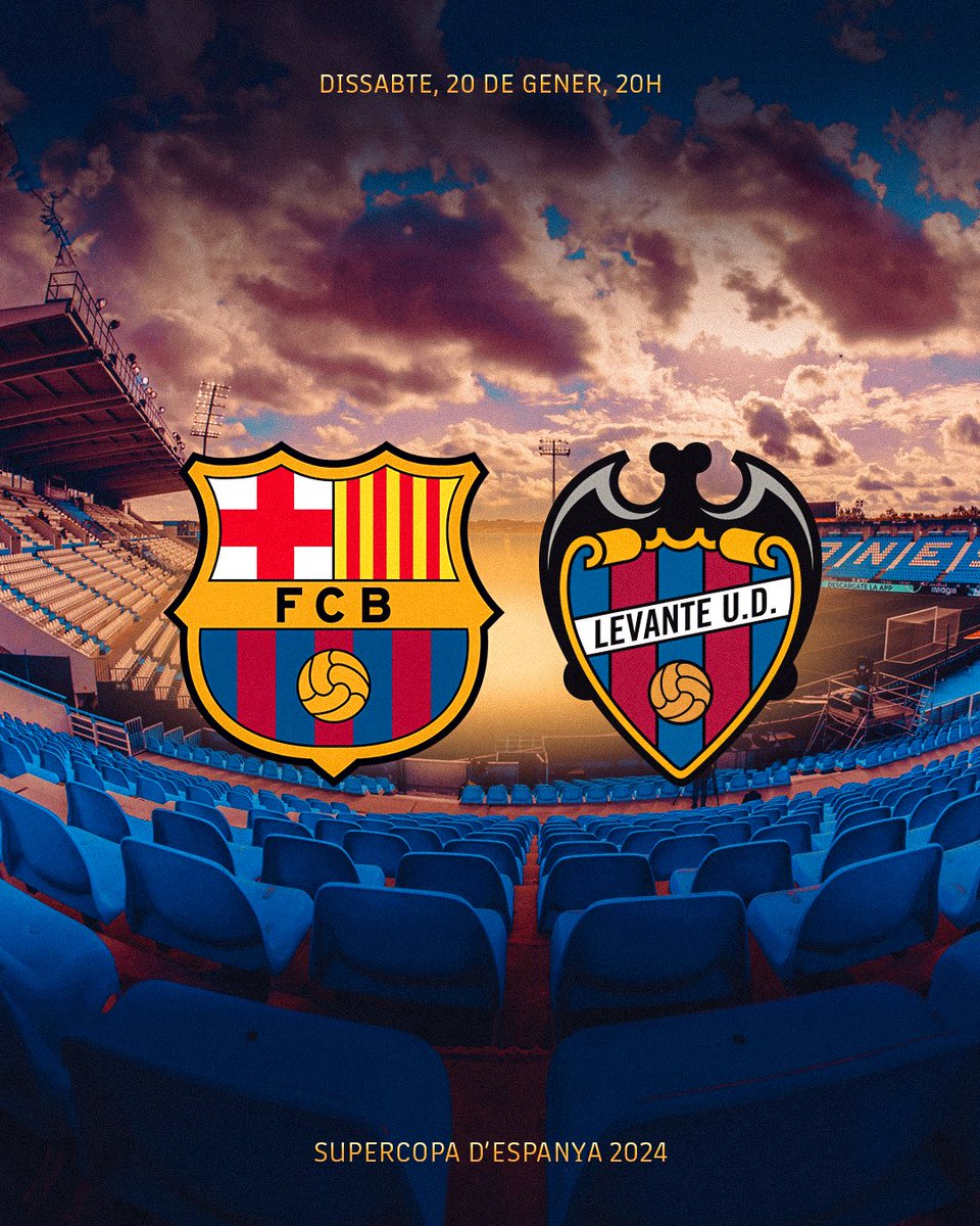 The SuperCopa Final will be played on Saturday! Barça Femeni vs Levanté