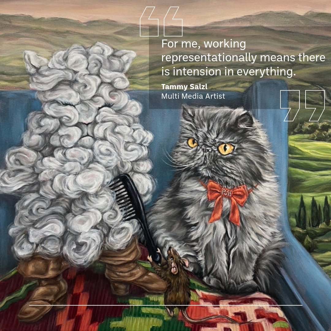 Tammy Salzl, a Canadian multimedia artist, earned her MFA at Concordia University in Montreal in 2014. Her work delves into the powerful realm of storytelling, exploring intricate connections between the human psyche and our relationship with the natural world.