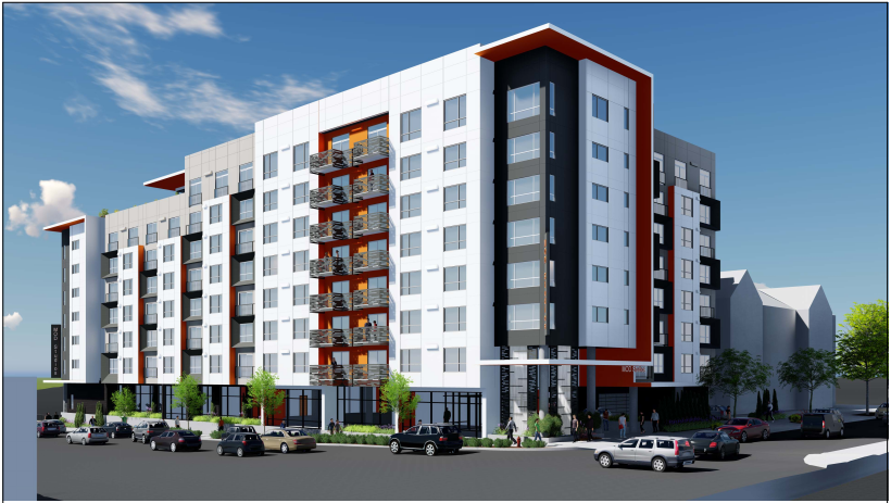 Seattle’s 601 Aurora MOD Studios, a new mixed-use development, is under construction. The seven-level structure is built with light gauge bearing walls and special concrete shear walls. Completion is expected by late 2025.