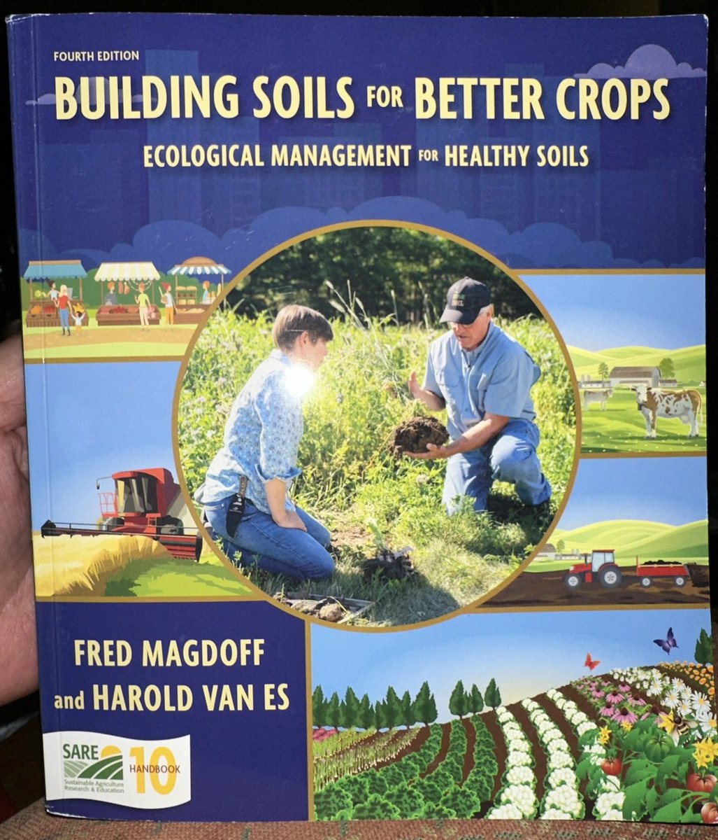 Came highly recommended- the learning continues!
#regenerativeagriculture #SoilHealth #soilcarbon