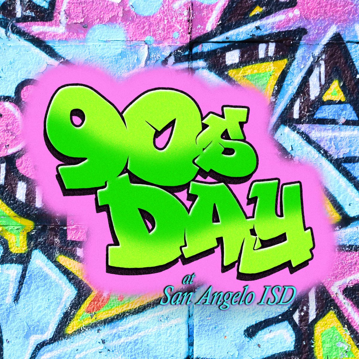Mon, 1/22/24 = 90th day of school! Throw on your bomber jacket &amp; flannel or overalls &amp; graphic tees - SAISD's going back to the 1990s to celebrate the 90th day of school! Tune into our website &amp; social media to see our campuses &amp; departments travel back to the ‘90s #90sDayAtSAISD