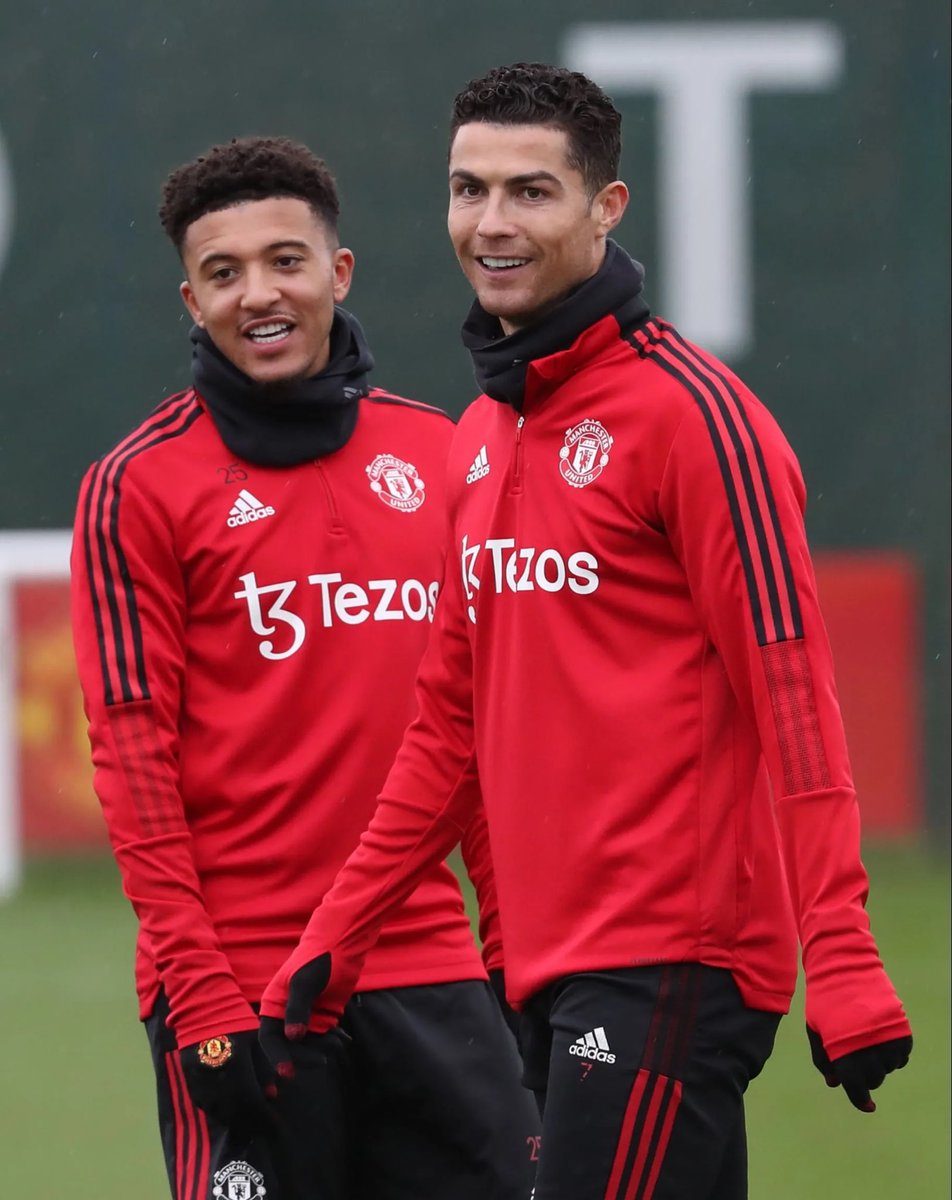 ‼️🗣️ Jadon Sancho: “Playing with Cristiano Ronaldo was a dream come true. Great professional and one of my role models growing up. I love his mentality. I am thankful to him, for everything he taught me.”