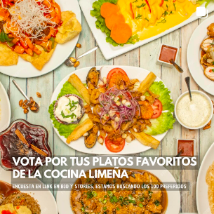 paolamiglio's tweet photo. A pedido de la hinchada q quiere votar y no pudo, abrimos votaciones hasta el martes. Luego haremos sorteo power entre los votantes: ¿cuáles son tus platos favoritos limeños? Sigamos celebrando a Lima todo el mes. Vota a ver si remueven los resultados --> https://t.co/bU462prWSJ https://t.co/AQ34Hkc27W