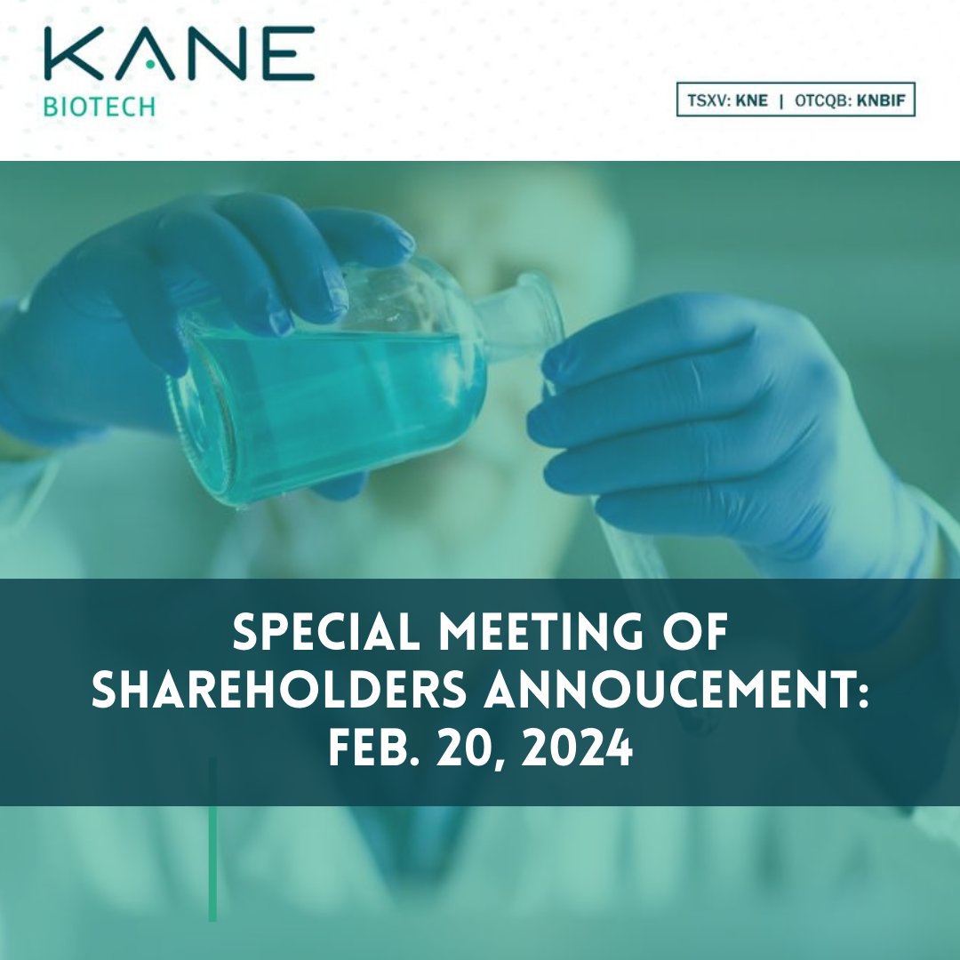 Kane Biotech tweet media
