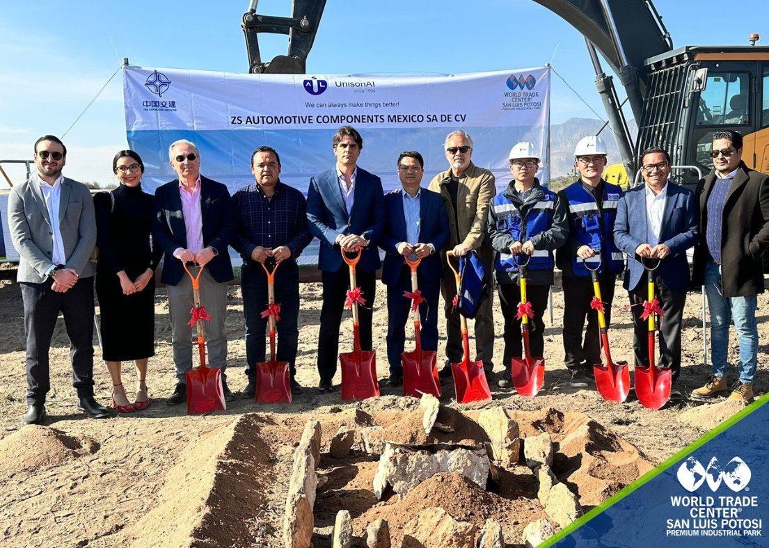 WTCIndSLP's tweet photo. Groundbreaking Ceremony Unison Shanghai 🤝 https://t.co/ig6LWHGMsp