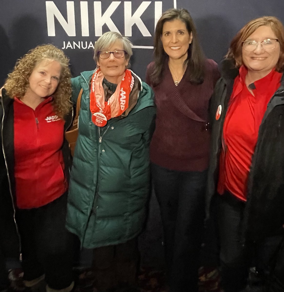 sherylsweet0709's tweet photo. @AARPNH staff and volunteers at primary events to get candidate on the record about #Caregiving and #SocialSecurity. Be sure to vote Tuesday! #nhpolitics https://t.co/1gxWCb750q