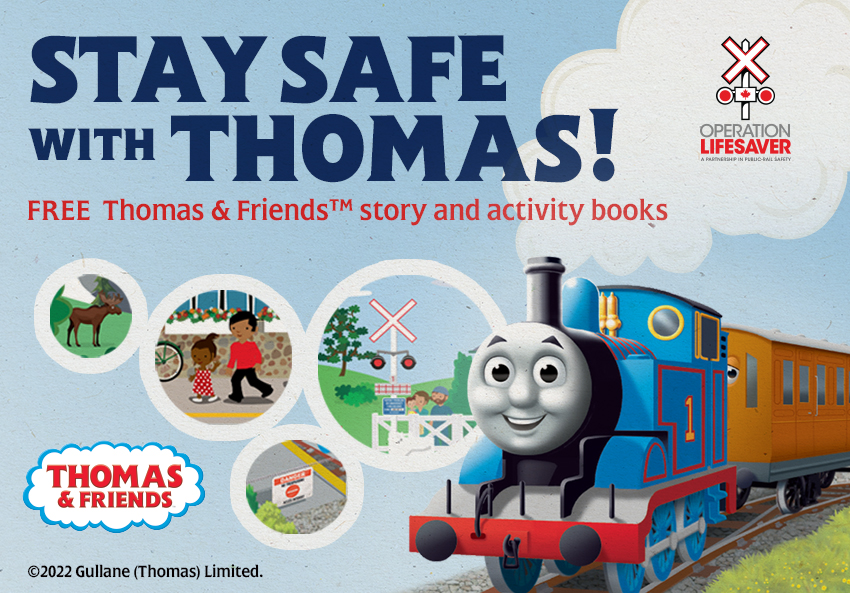 🚆📚 All aboard for #railsafety fun! Join Thomas & Friends™ on exciting adventures with our free storybooks. Download the e-books for some storytime magic. operationlifesaver.ca/blog/november-… 🌟📖 Let's keep your little ones rail-safe!
