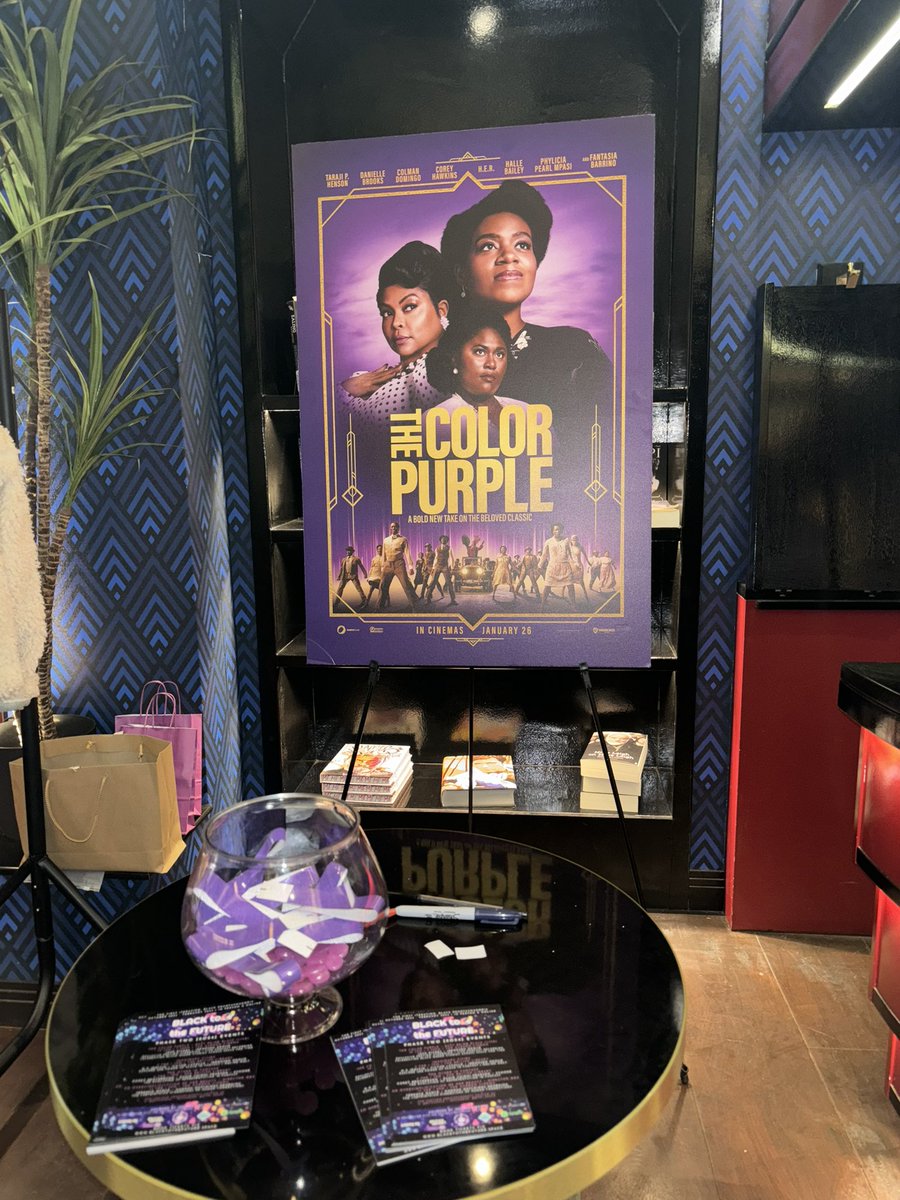 We’re all ready to go 🥳💜 #thecolorpurple