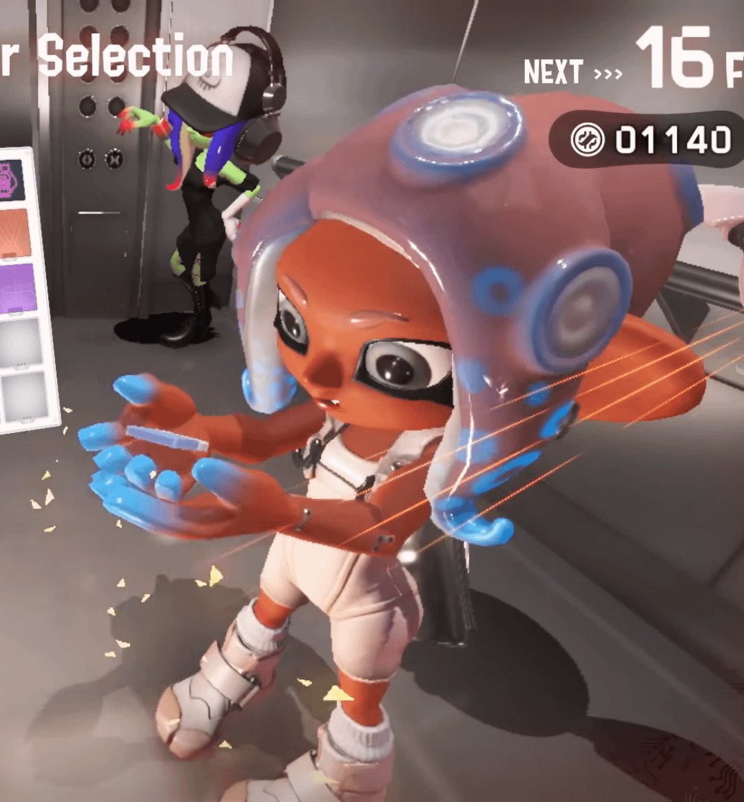i just realized playable octolings never have had colored fingertips. like not even agent 8 in OE and like?#(#>[# she does have colored fingertips in side order so just MAYBE after beatinf side otder we will have a fingertip customization feature thing???  also the hairtips (1/2)