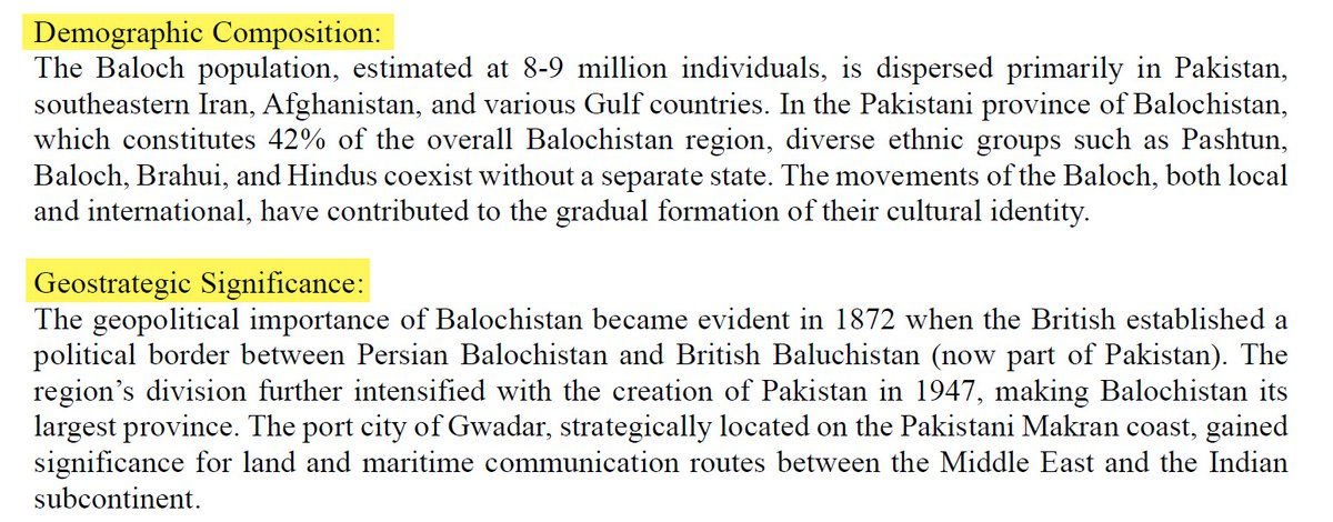 Gedrosia_DNA's tweet photo. Geopolitics Article: “The Baloch People: Iran-Pakistan Crisis”
By: Beatrice Nicolini (Jan 2014)

Reference source:
https://t.co/1notbIN6gM

Thank for your contributions Prof. Beatrice
@BeaNicolini https://t.co/W9kB51Z5mw