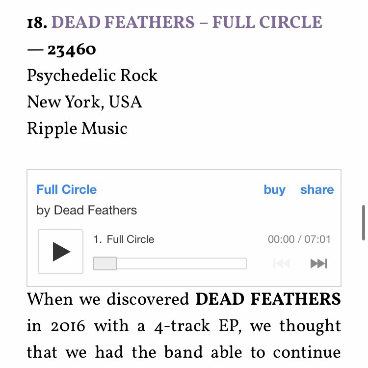 Dead Feathers tweet media