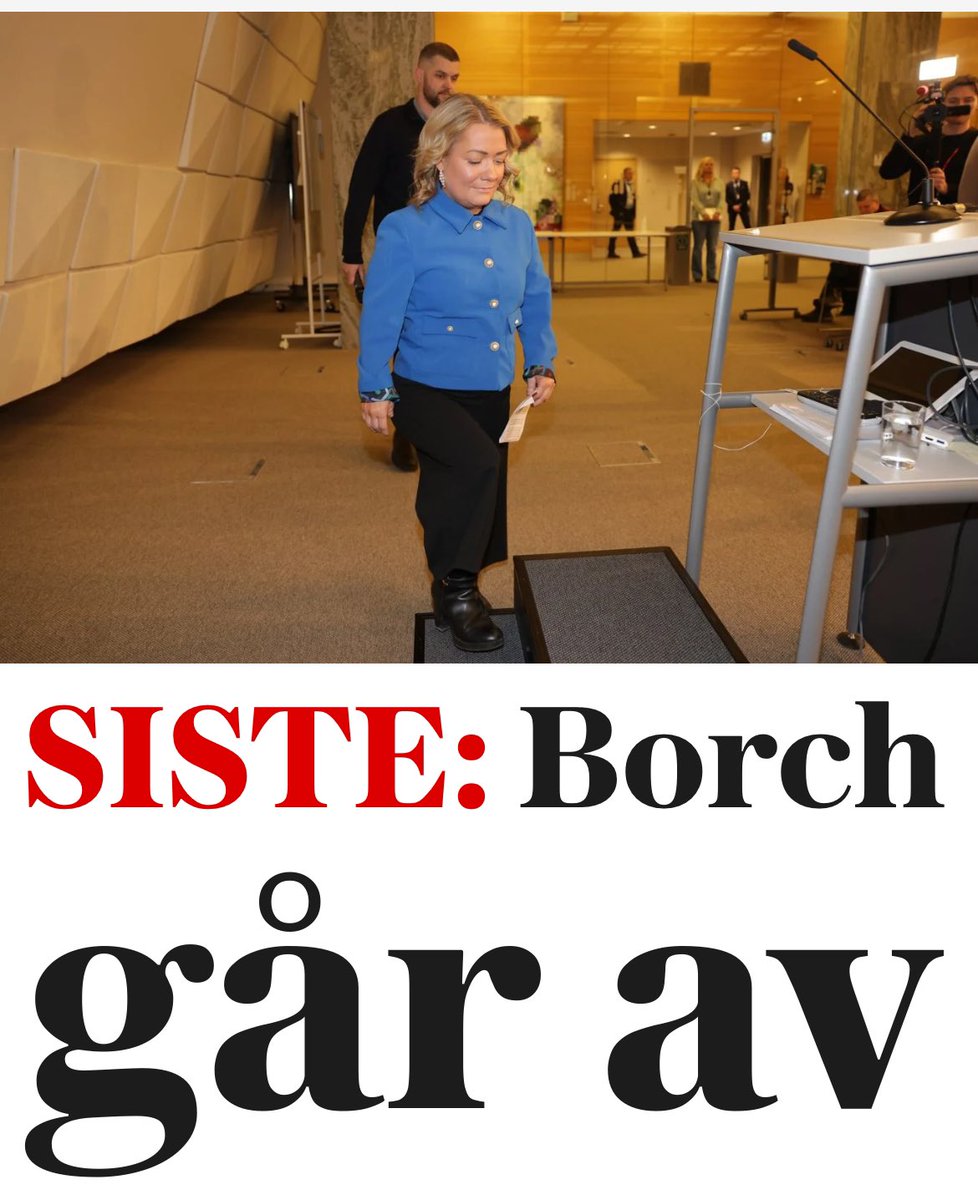 Olvew's tweet photo. Politikeravganger blir ikke bedre enn dette. Perfekt sammenheng mellom person, departement og sak. Enorm hybris å tro at hun kunne slippe unna med fusk. 10/10 https://t.co/4pXxTYB2lP
